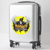 Sticker Halloween de l'esprit (Sur valise)