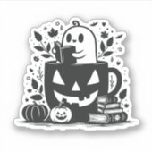 Sticker Halloween de livre (Devant)