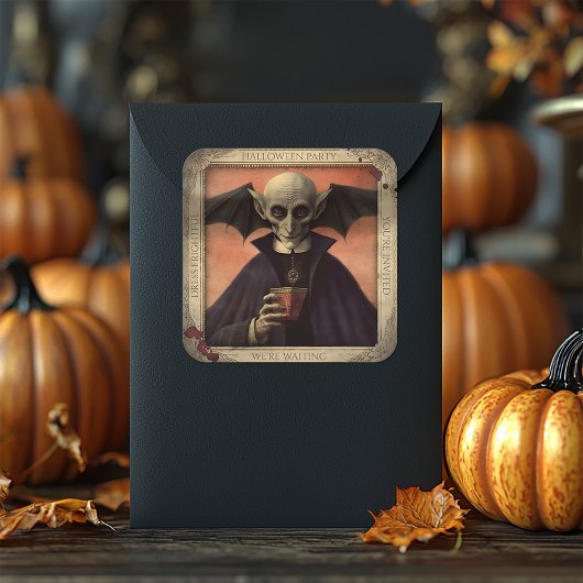 Sticker Halloween déplaisant Dracula Vampire