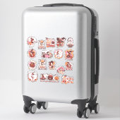 Sticker Halloween Déplaisant Witchy (Sur valise)