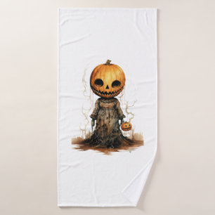 Sticker Halloween Doll citrouille