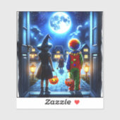 Sticker Halloween Éffrayant (Feuille)