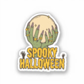 Sticker Halloween éffrayant (Recto)
