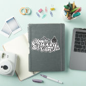 Sticker Halloween éffrayant Vibes (Couverture iPad)