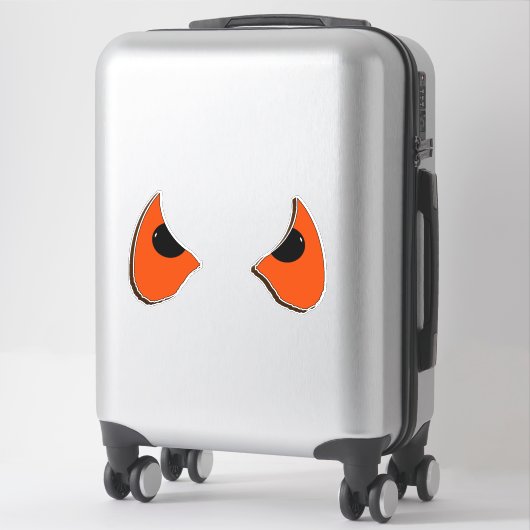 Sticker Halloween Evil Eyes (Sur valise)