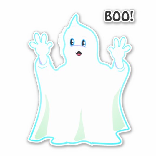Sticker Halloween Ghost (Devant)