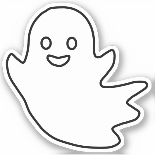 Sticker Halloween Ghosts (Devant)