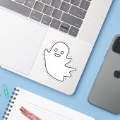Sticker Halloween Ghosts (Ordinateur portable avec iPhone)