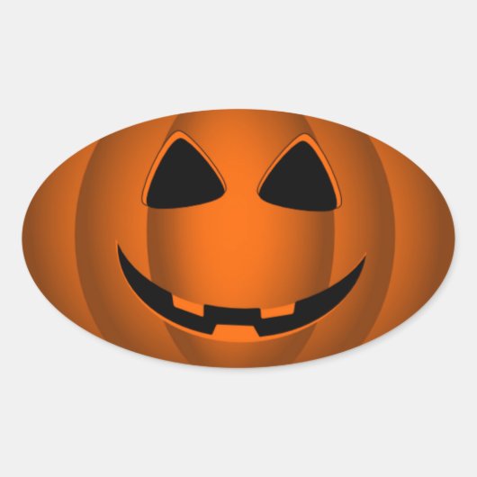 Sticker Halloween Jack o' Lantern (Devant)