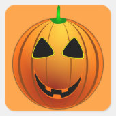 Sticker Halloween Jack o' Lantern (Devant)