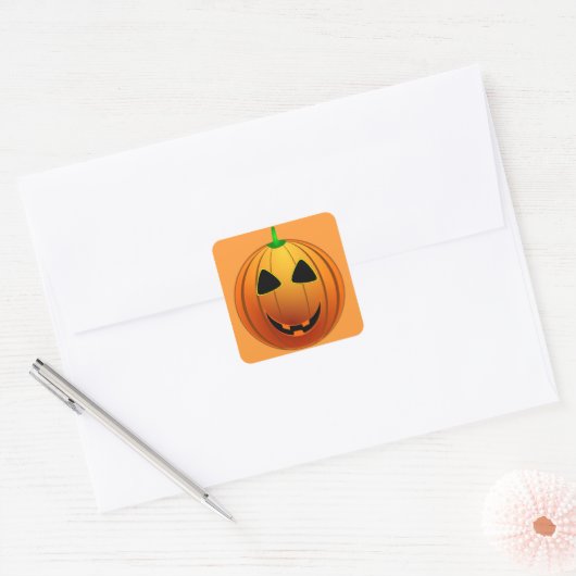 Sticker Halloween Jack o' Lantern (Enveloppe)