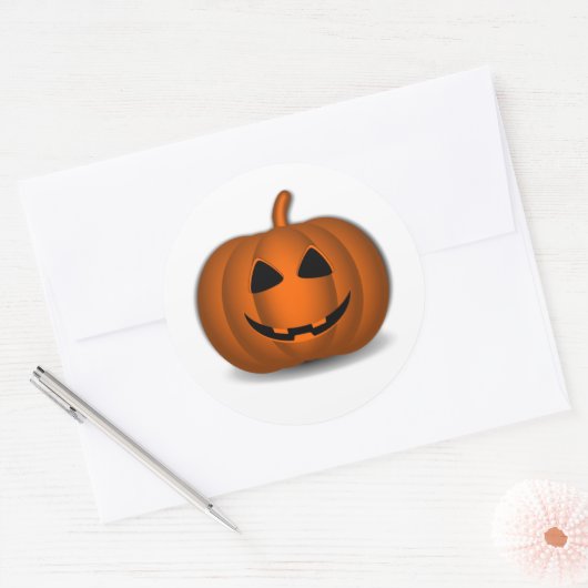 Sticker Halloween Jack o' Lantern (Enveloppe)