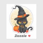 sticker Halloween Kitty (Feuille)