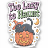 Sticker Halloween Lazy Ghost (Devant)