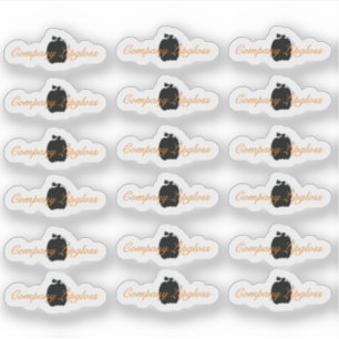 Sticker Halloween Lip Gloss Emballage Logo Lip Branding