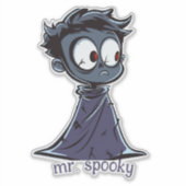 Sticker Halloween Monster Boy (Devant)