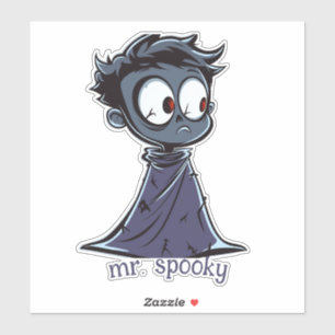 Sticker Halloween Monster Boy