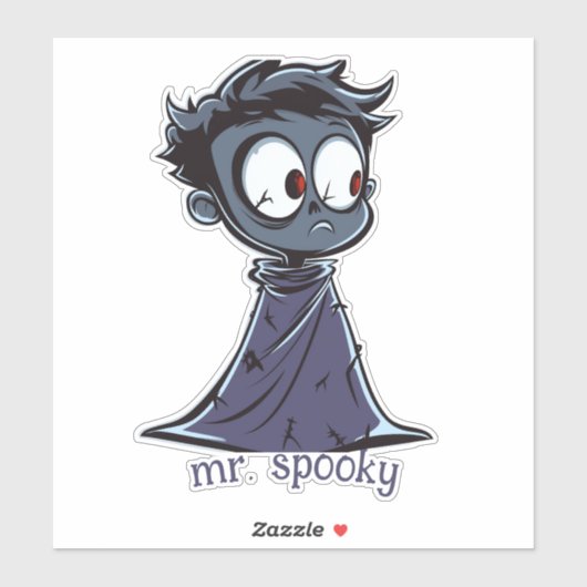 Sticker Halloween Monster Boy (Feuille)