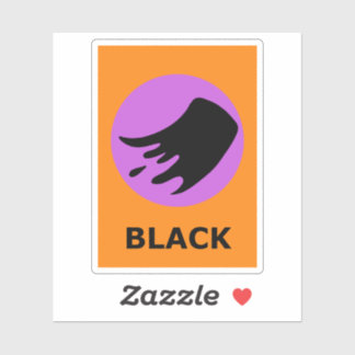 Sticker Halloween NOIR