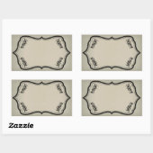 Sticker Halloween noir Étiquette (Feuille)