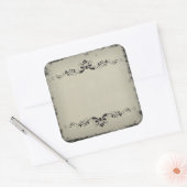 Sticker Halloween noir Étiquette (Enveloppe)