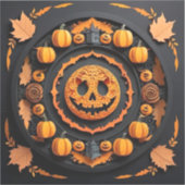 Sticker Halloween Papercuat Mandala (Recto)