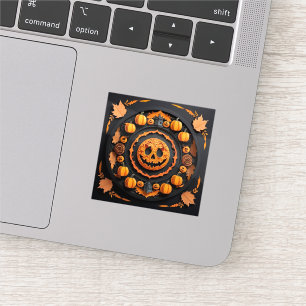 Sticker Halloween Papercuat Mandala