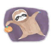 Sticker Halloween paresse, citrouille, chauve-souris, arai (Devant)