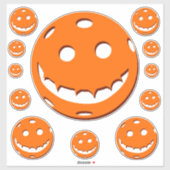 Sticker Halloween Pickleball (Feuille)