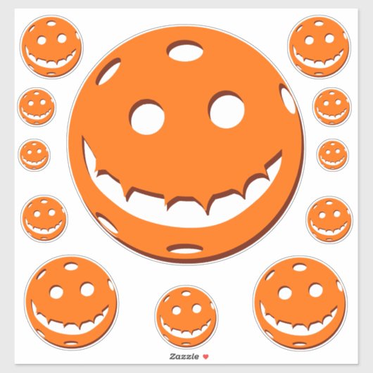 Sticker Halloween Pickleball (Feuille)