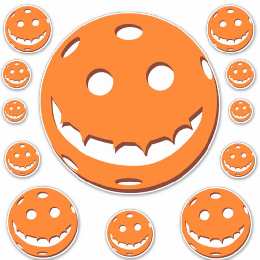 Sticker Halloween Pickleball (Devant)