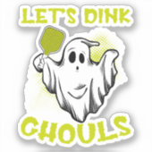 Sticker Halloween Pickleball Costume Pickleball Lover Tri (Recto)