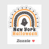Sticker Halloween Rainbow de New York (Feuille)