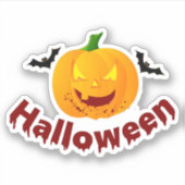 Sticker Halloween sanglant (Devant)