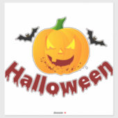 Sticker Halloween sanglant (Feuille)