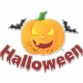 Sticker Halloween sanglant (Devant)