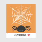 Sticker Halloween Spider Web (Feuille)