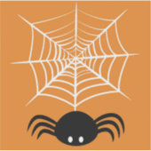 Sticker Halloween Spider Web (Devant)