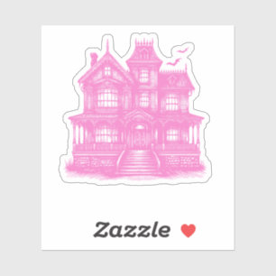 Sticker Halloween Spooktacular Haunular Mansion rose Hallo