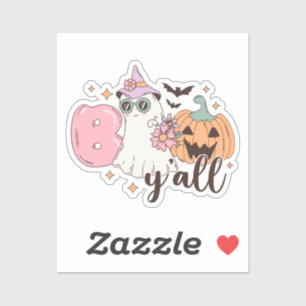 Sticker Halloween Super Boo y'all