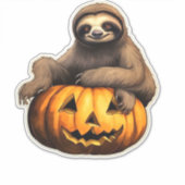 Sticker Halloween sur le thème de la fente T-shirt surdime (Devant)