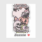 Sticker Halloween tous les jours (Feuille)