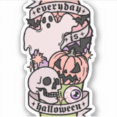 Sticker Halloween tous les jours (Devant)