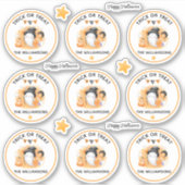 Sticker Halloween Trick Ou Nom Du Traitement Boom Ghost Ki (Devant)