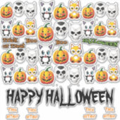 Sticker Halloween Trick ou Treat (Devant)