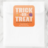 Sticker Halloween TRICK OU TREAT SMELL MES PIEDS (Sac)