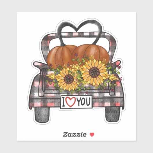 Sticker Halloween Truck (Feuille)