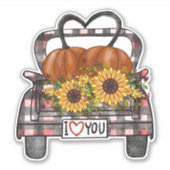 Sticker Halloween Truck (Devant)