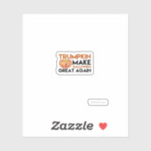 Sticker Halloween Trumpkin Funny - Costume Maga Classique (Feuille)