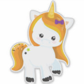 Sticker Halloween Unicorn, Magic Unicorn, Cute Unicorn (Devant)
